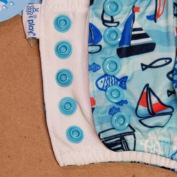 I-Play Swimsuit Diaper 24 Months Blue - Picture 3 of 8